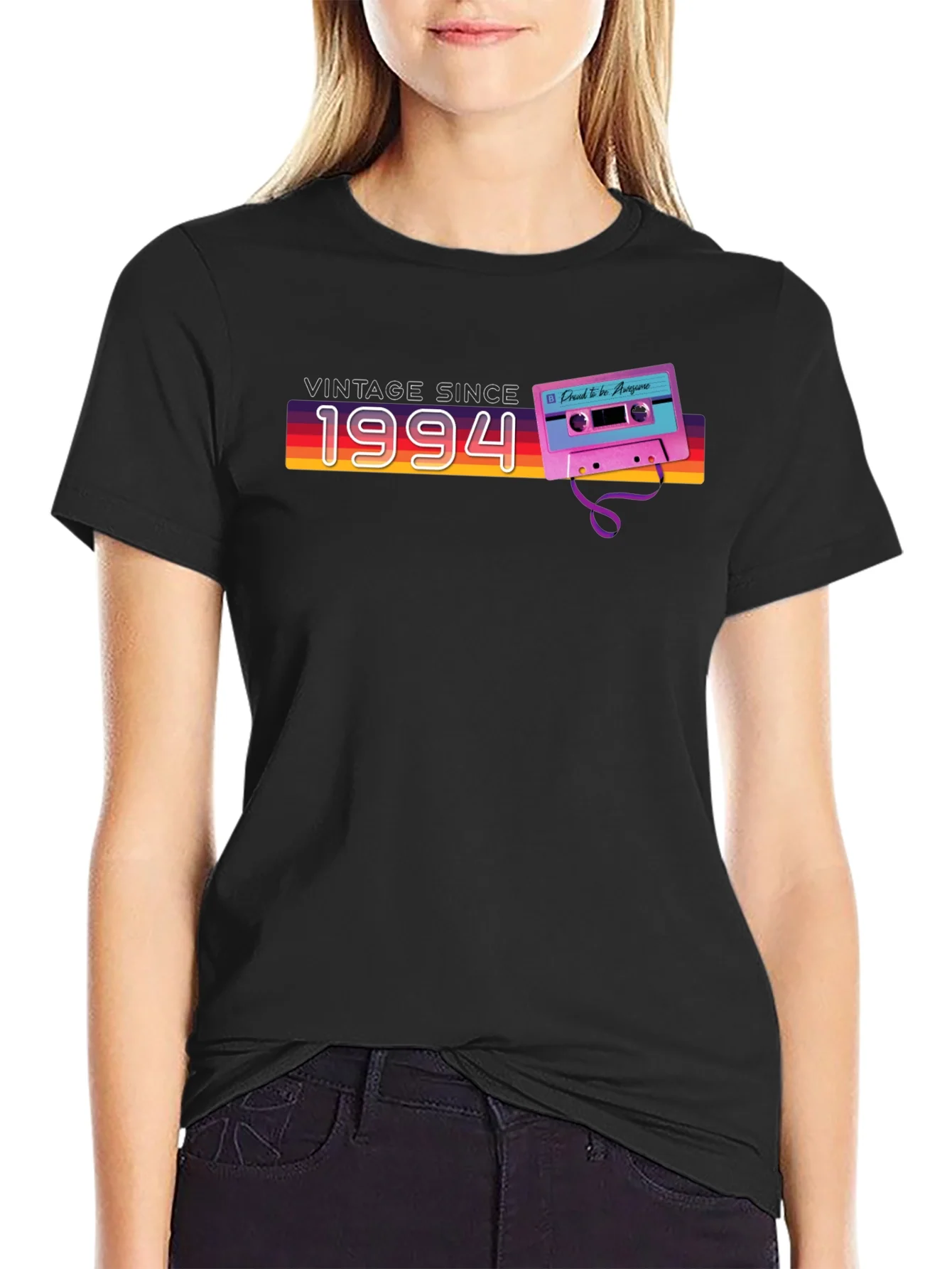 Vintage Since 1994 Retro Cassette Graphic Tee