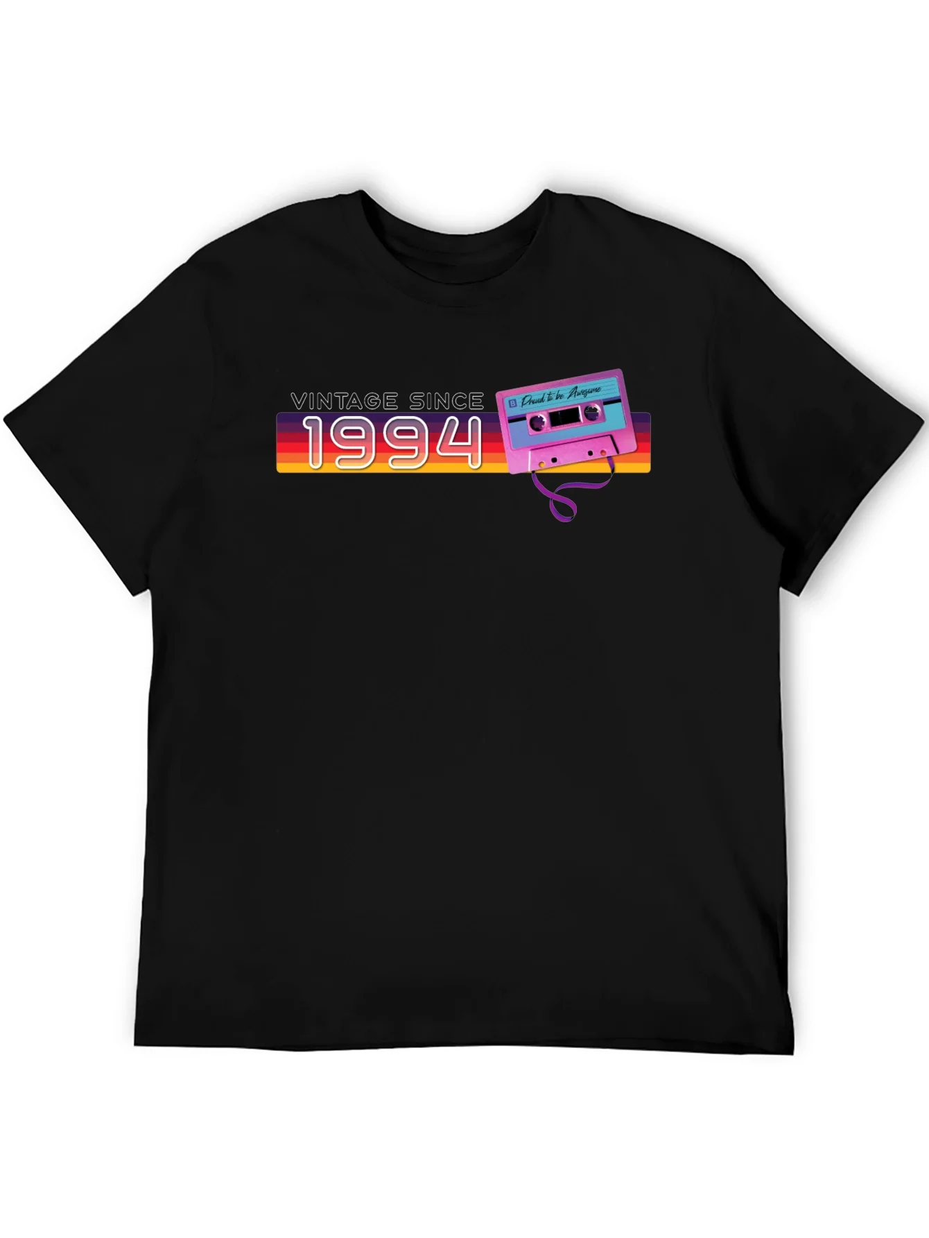 Vintage Since 1994 Retro Cassette Graphic Tee