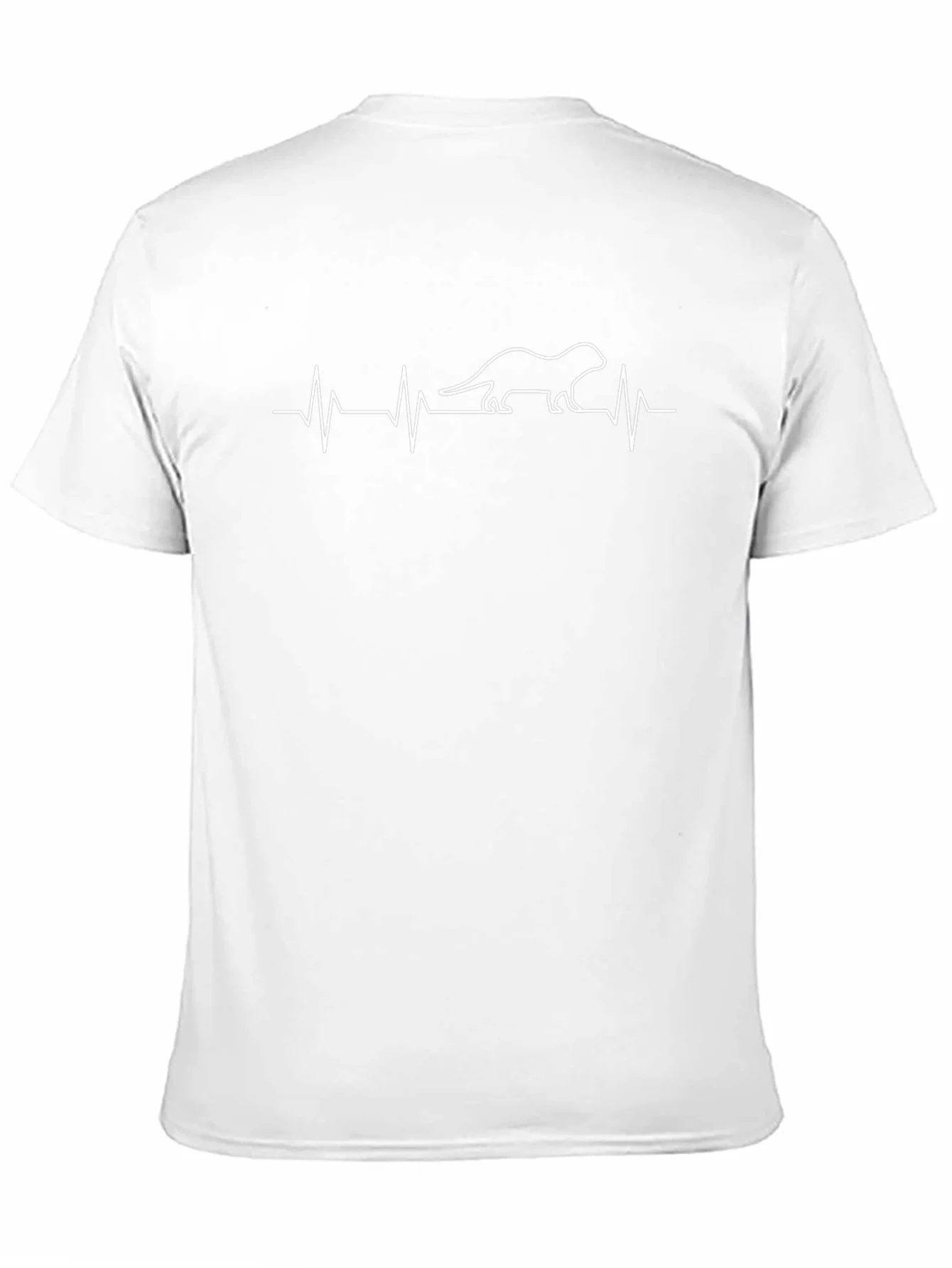 Otter Heartbeat T-Shirt - Unique Animal Lover Tee