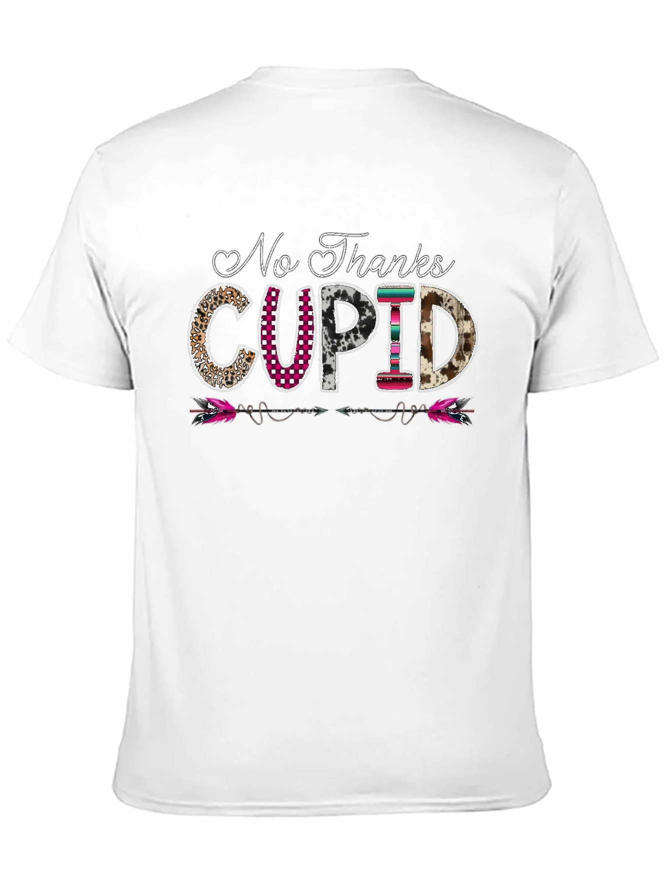 No Thanks Cupid Graphic Tee - Valentines Day