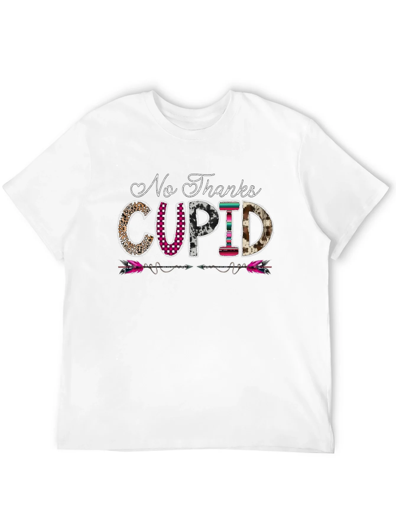 No Thanks Cupid Graphic Tee - Valentines Day