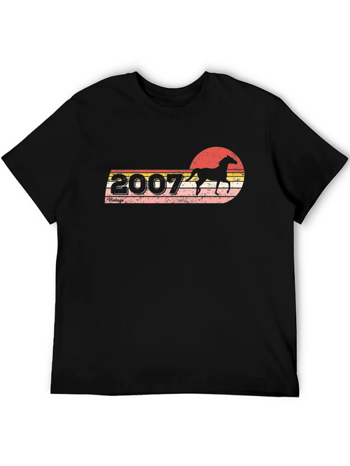 Vintage 2007 Horse Silhouette T-Shirt