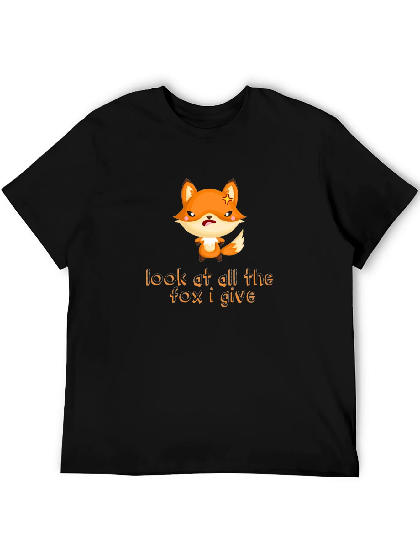Funny Fox Graphic T-Shirt - Look at All the Fox I Give!