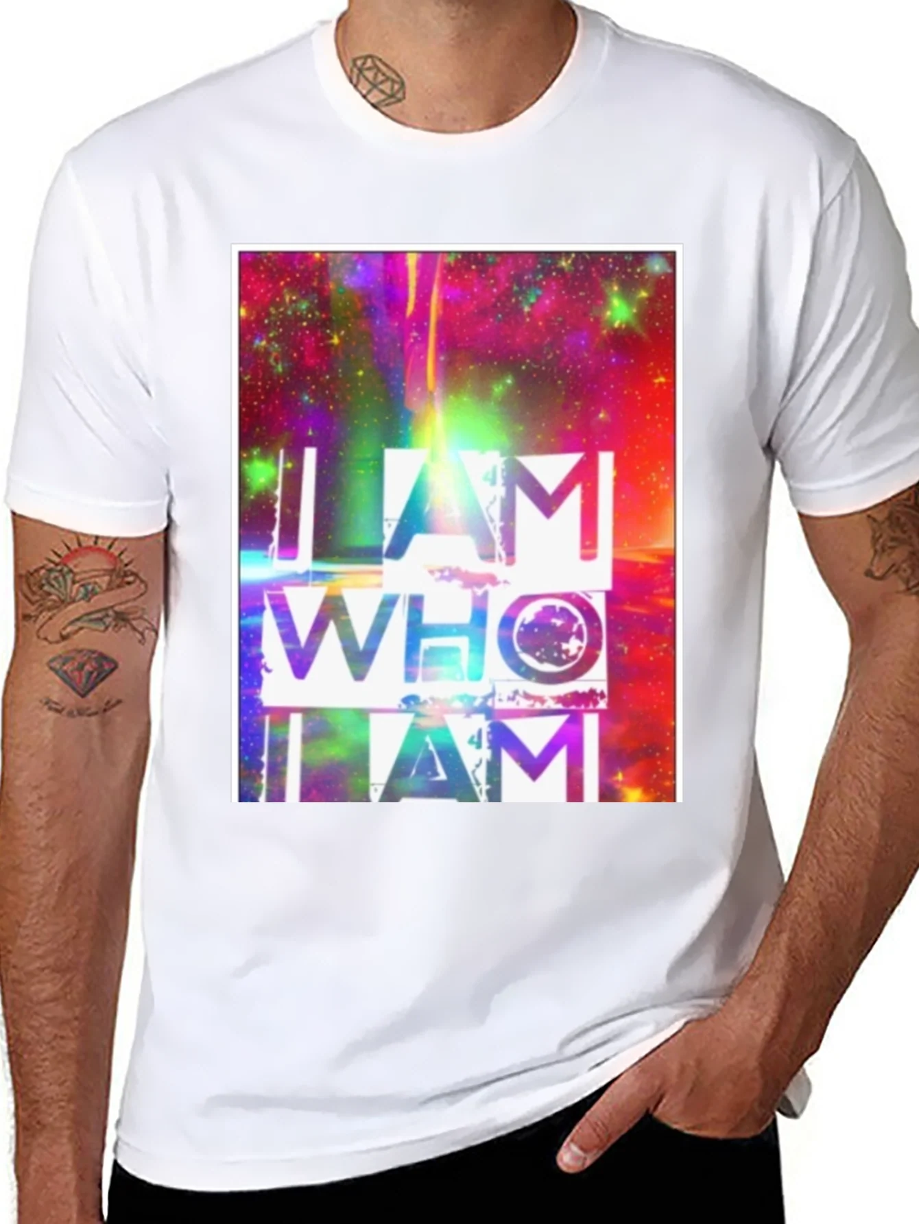I AM WHO I AM Graphic Tee Custom