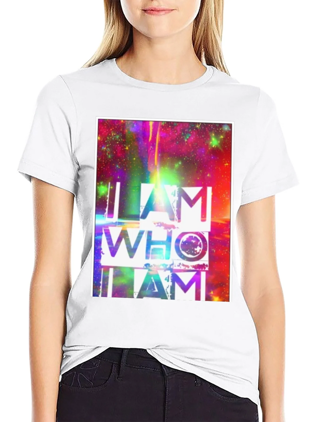 I AM WHO I AM Graphic Tee Custom
