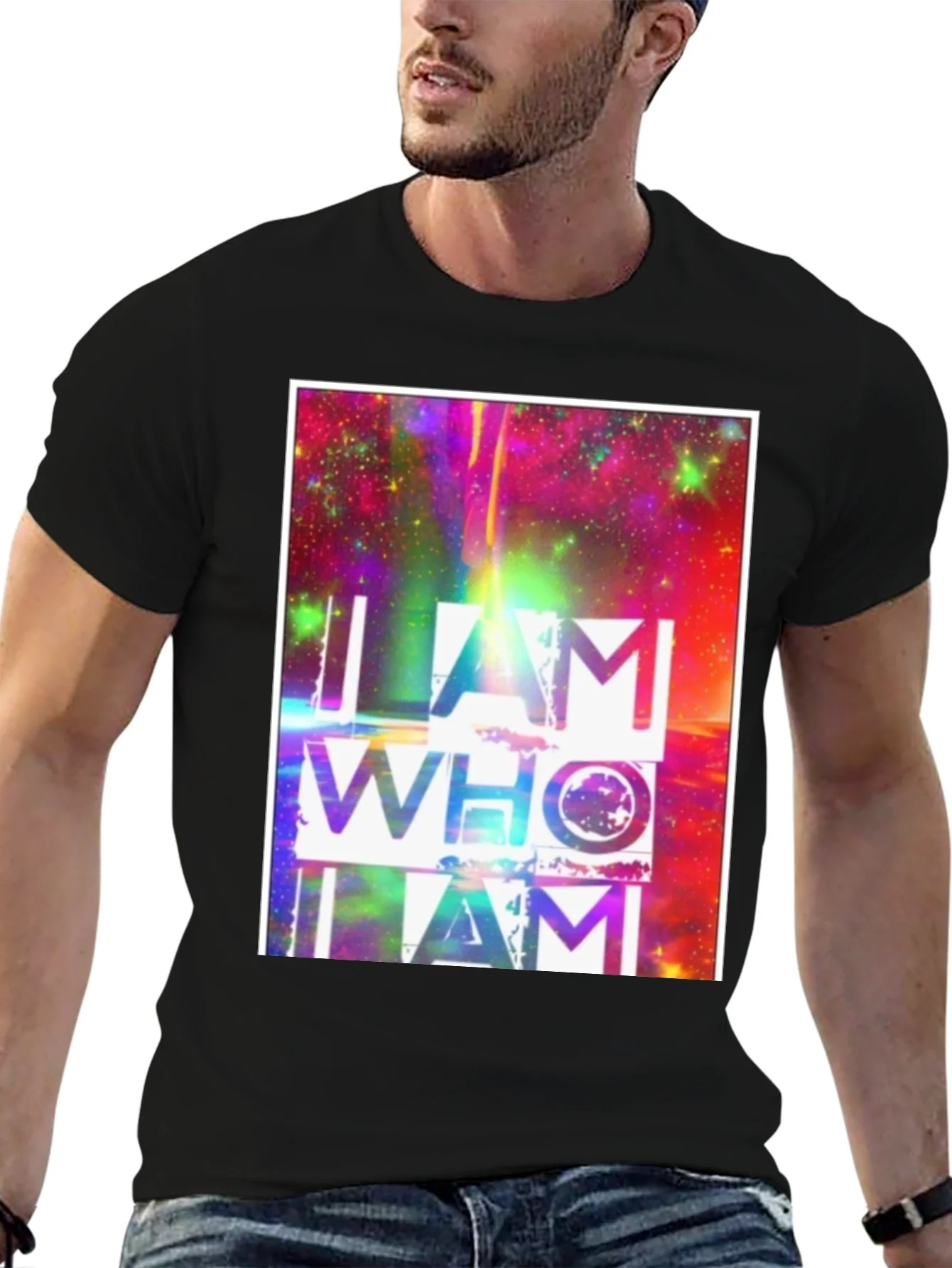 I AM WHO I AM Graphic Tee Custom