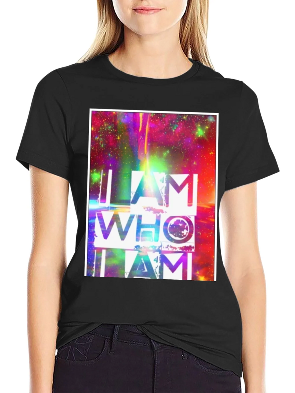 I AM WHO I AM Graphic Tee Custom