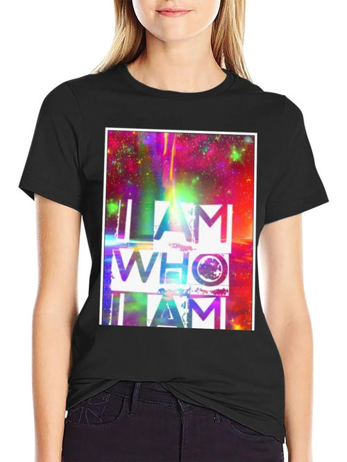 I AM WHO I AM Graphic Tee Custom