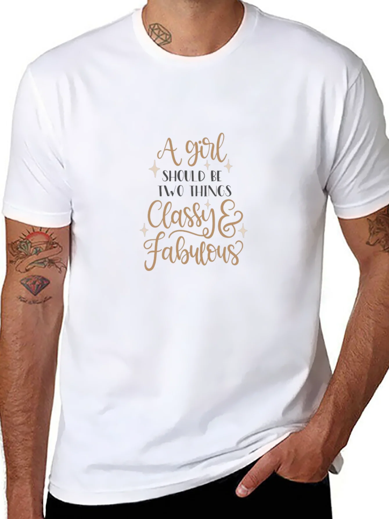 Classy & Fabulous Tee - Stylish Graphic T-Shirt