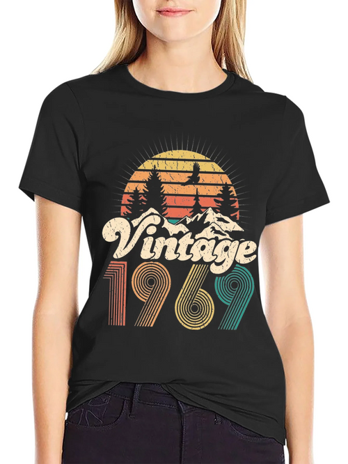 Vintage 1969 T-Shirt - Retro Birthday Tee