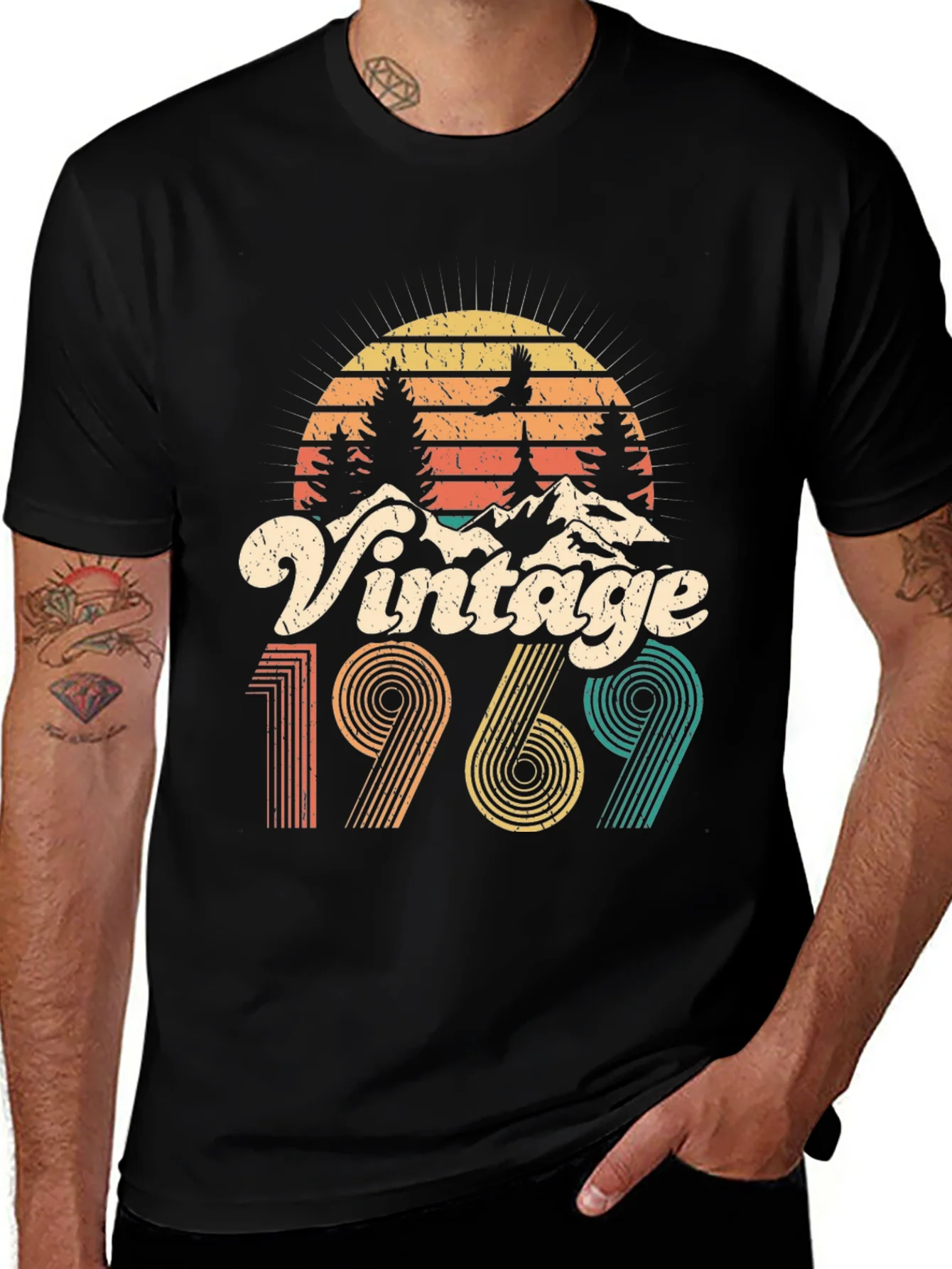 Vintage 1969 T-Shirt - Retro Birthday Tee