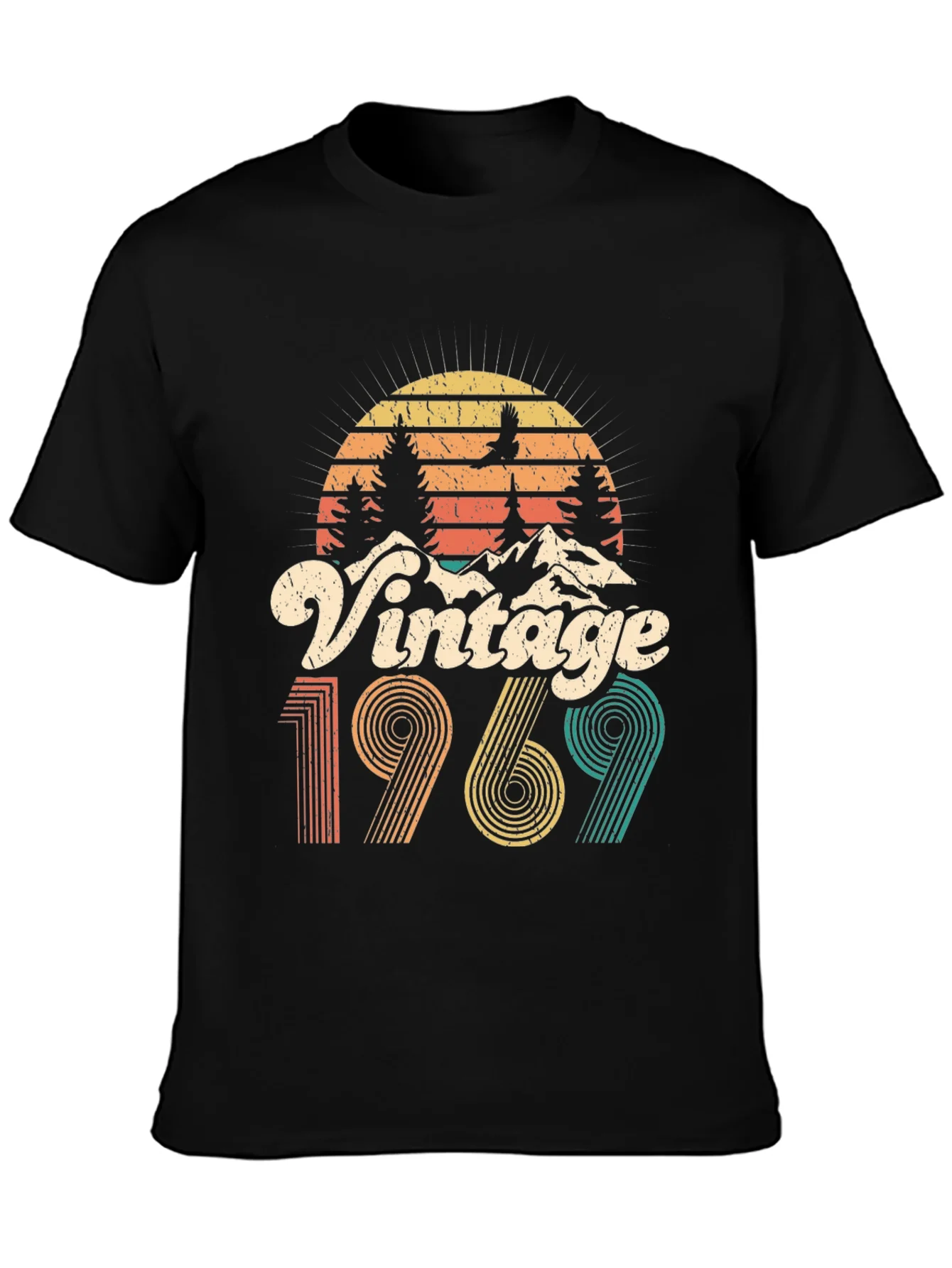 Vintage 1969 T-Shirt - Retro Birthday Tee