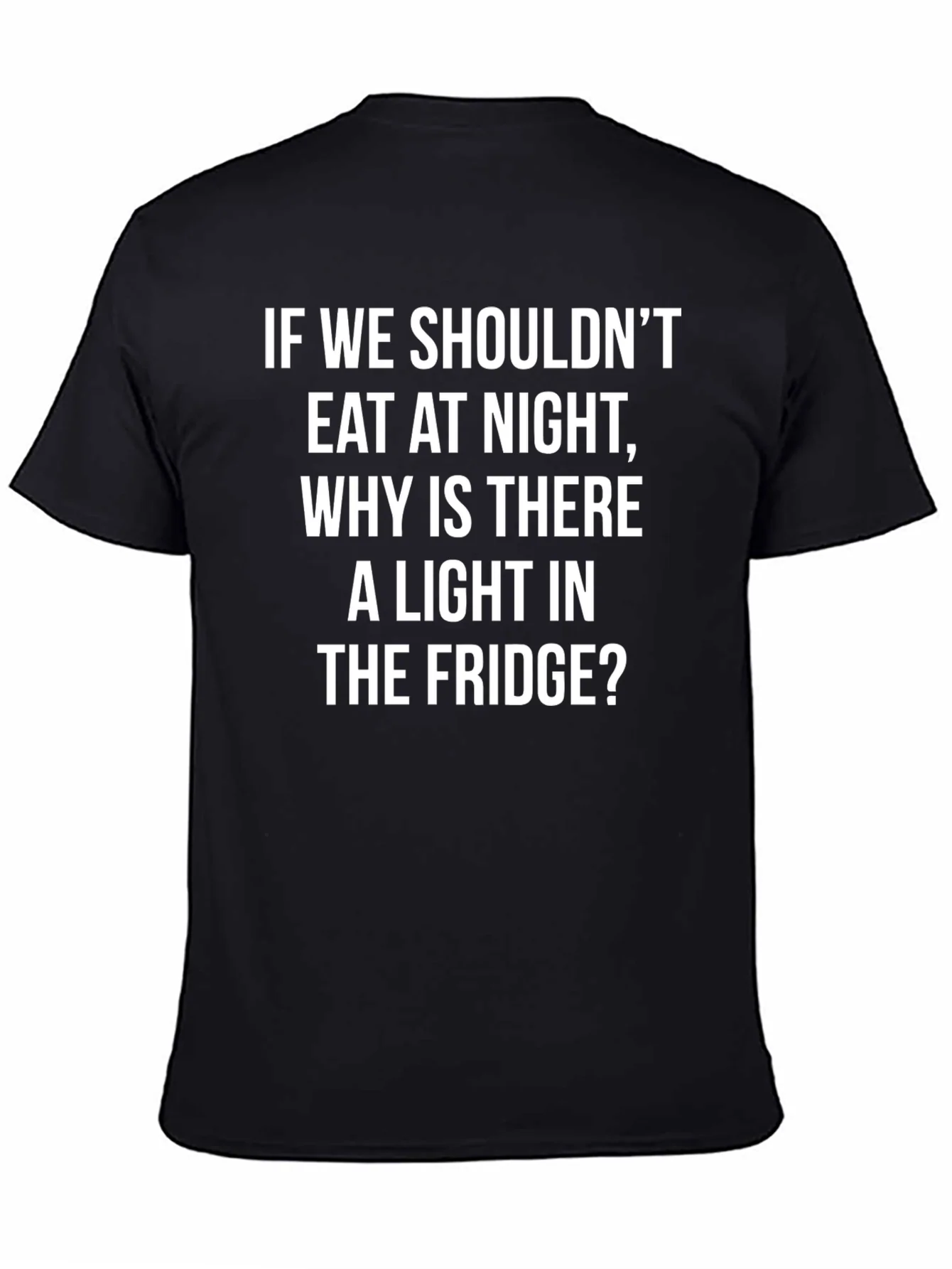 Funny Fridge Light T-Shirt - Midnight Snack Humor