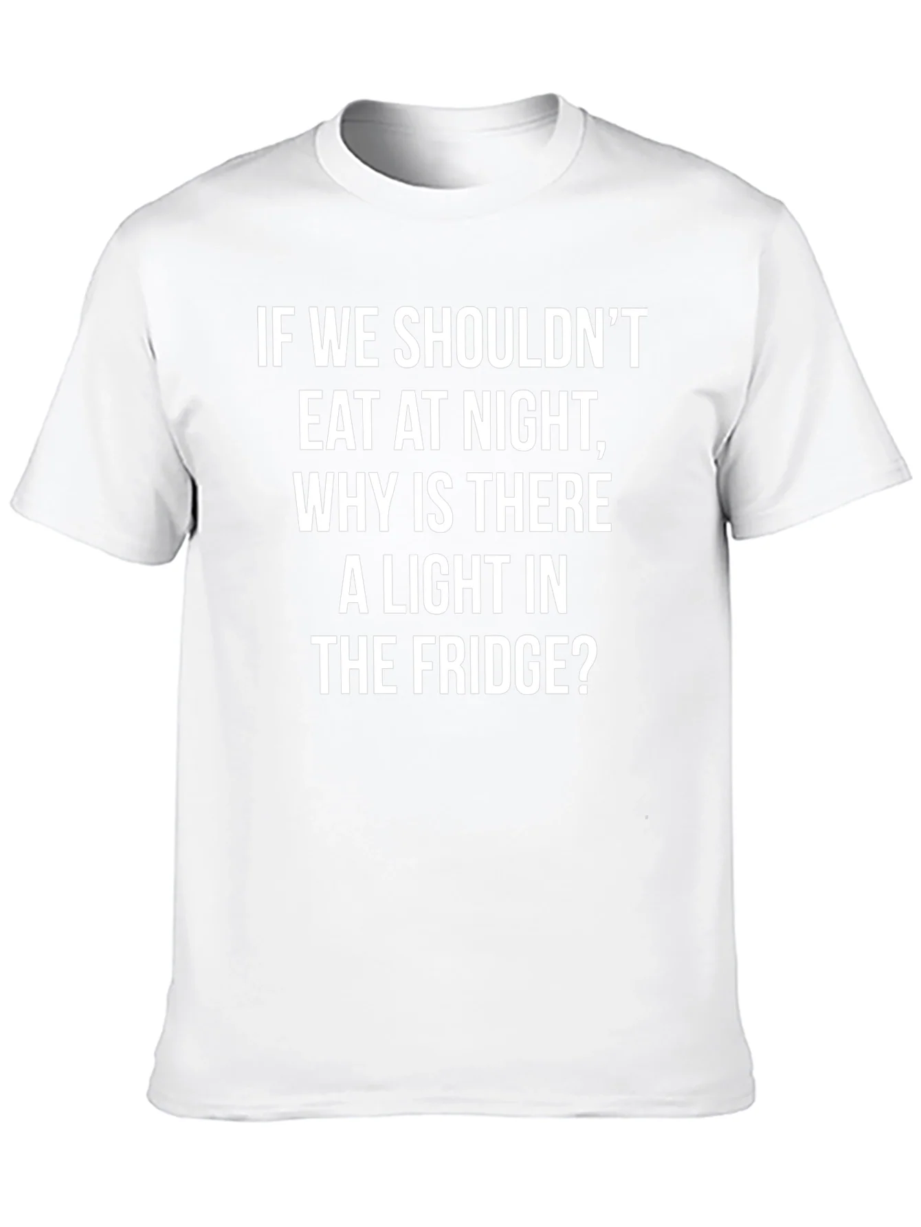 Funny Fridge Light T-Shirt - Midnight Snack Humor