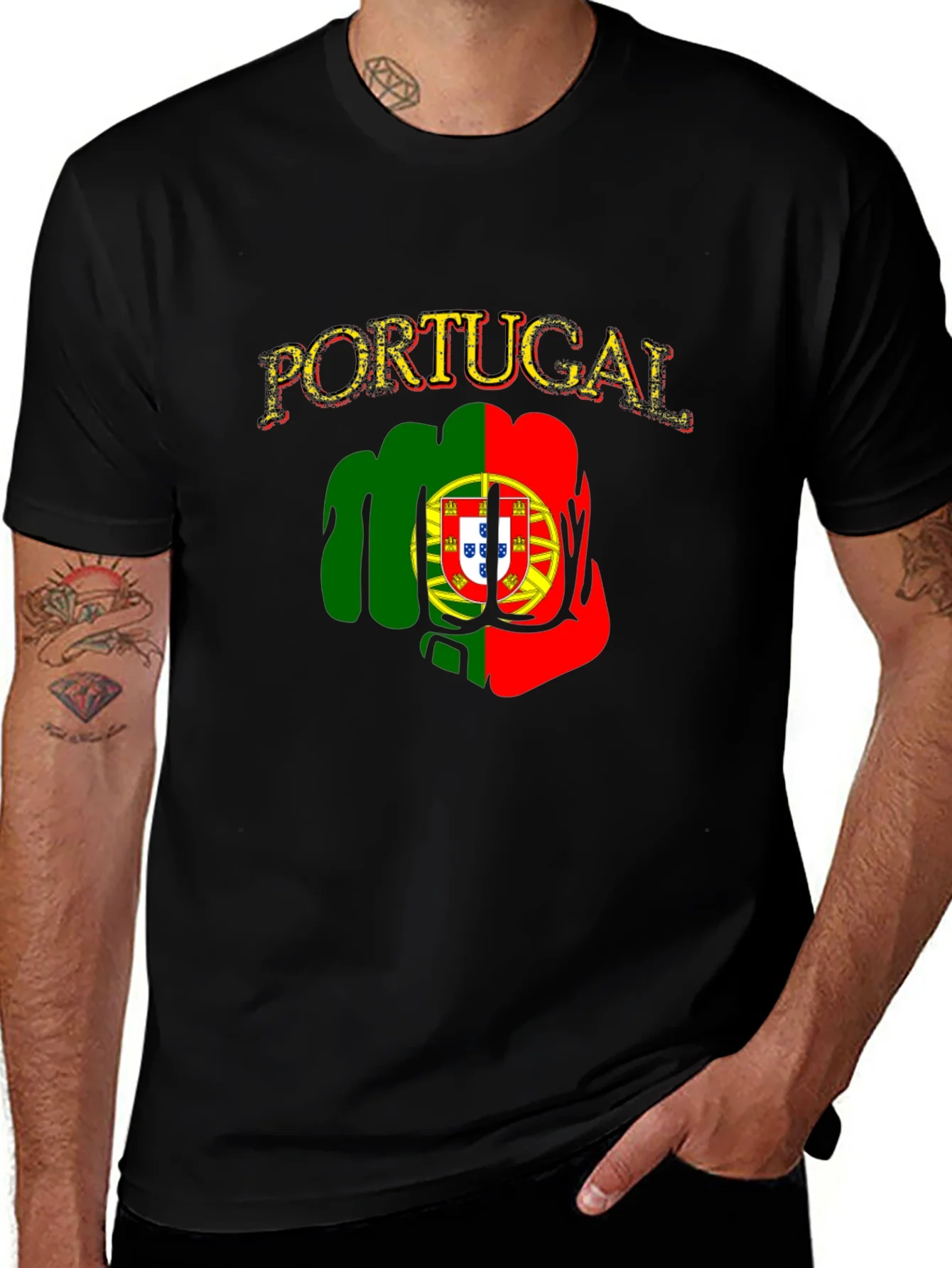 Portugal Fist Flag Pride T-Shirt
