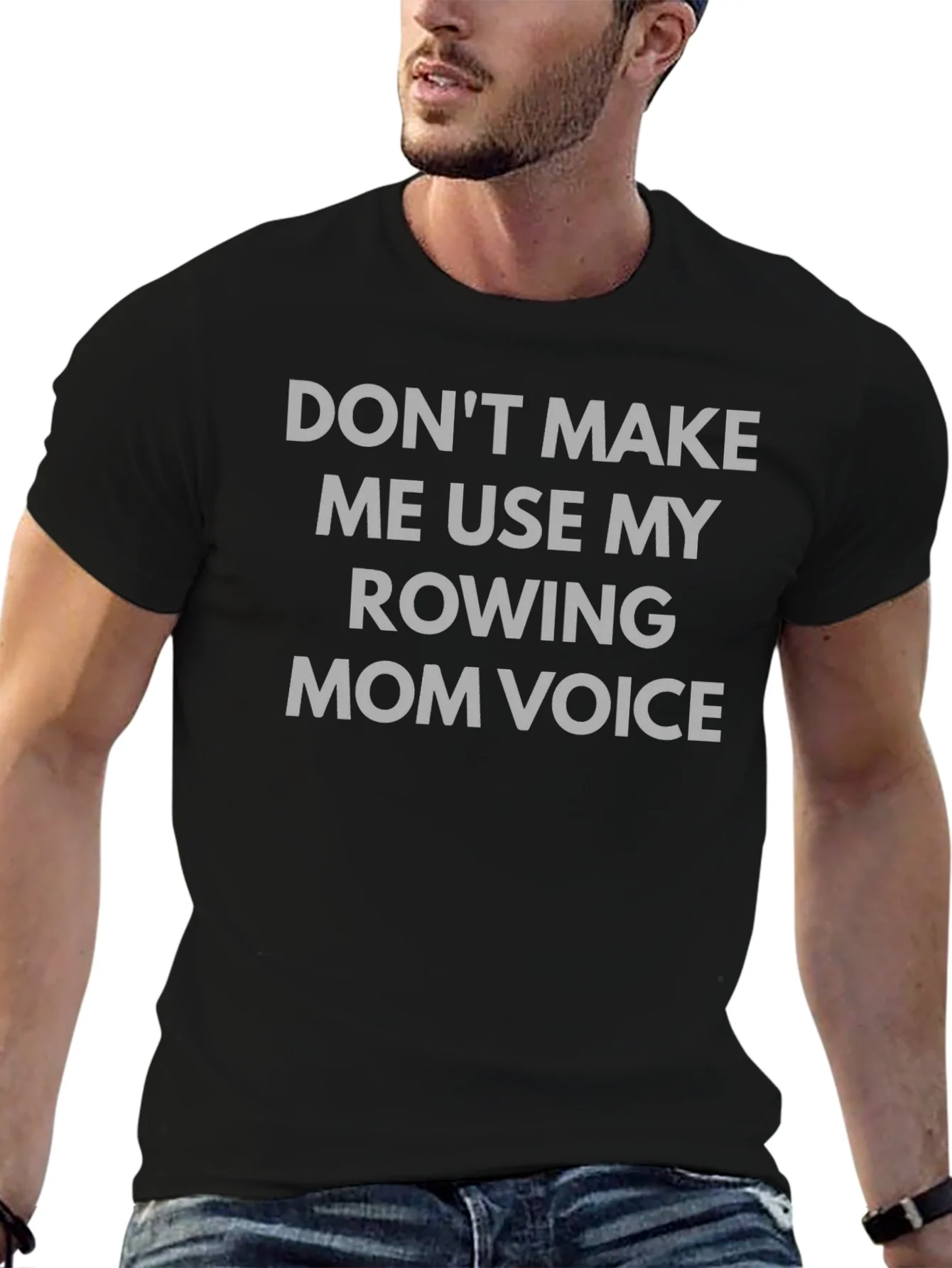 Rowing Mom Voice Tee - Funny Graphic T-Shirt